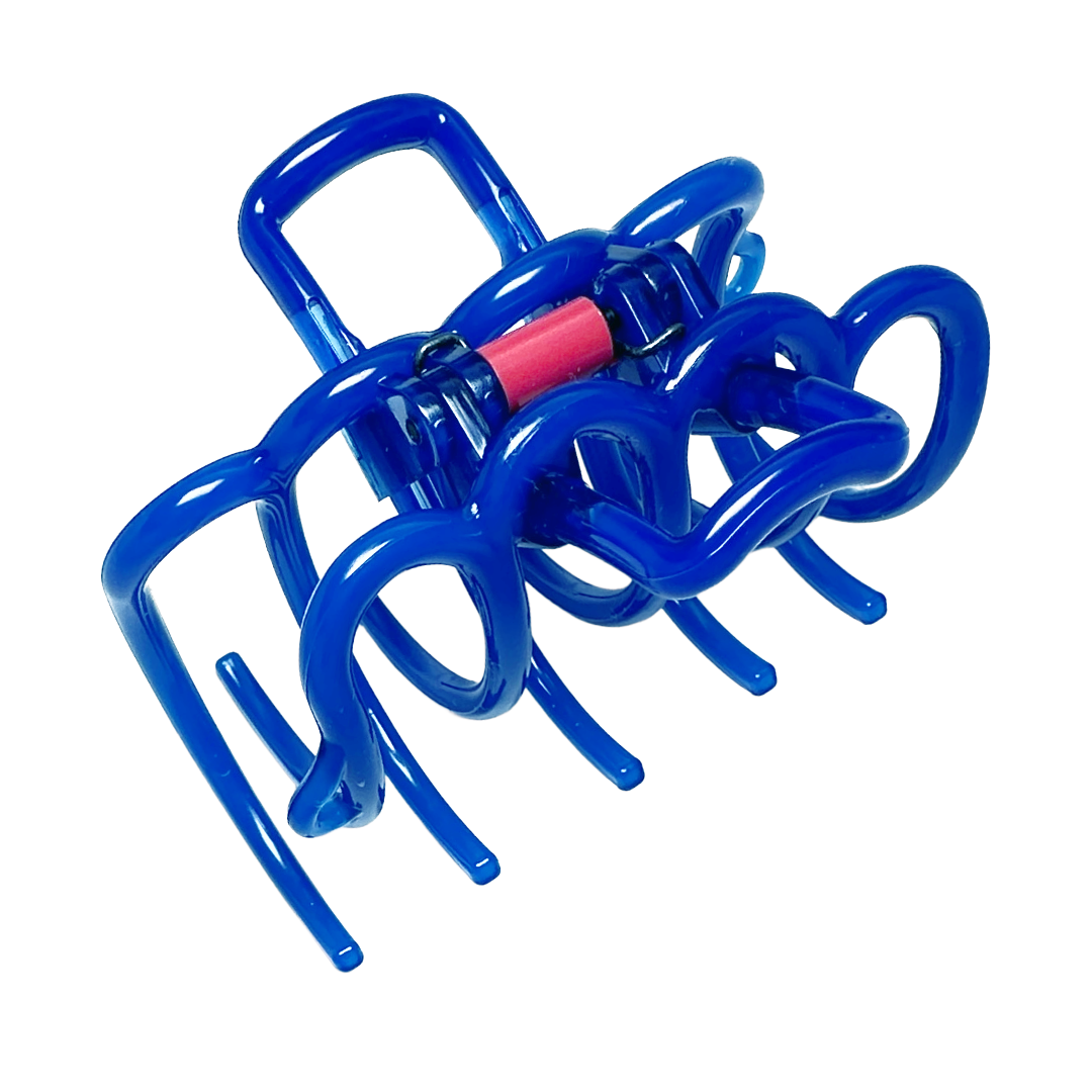 Haarklammer Blau – rutschfest für Sport