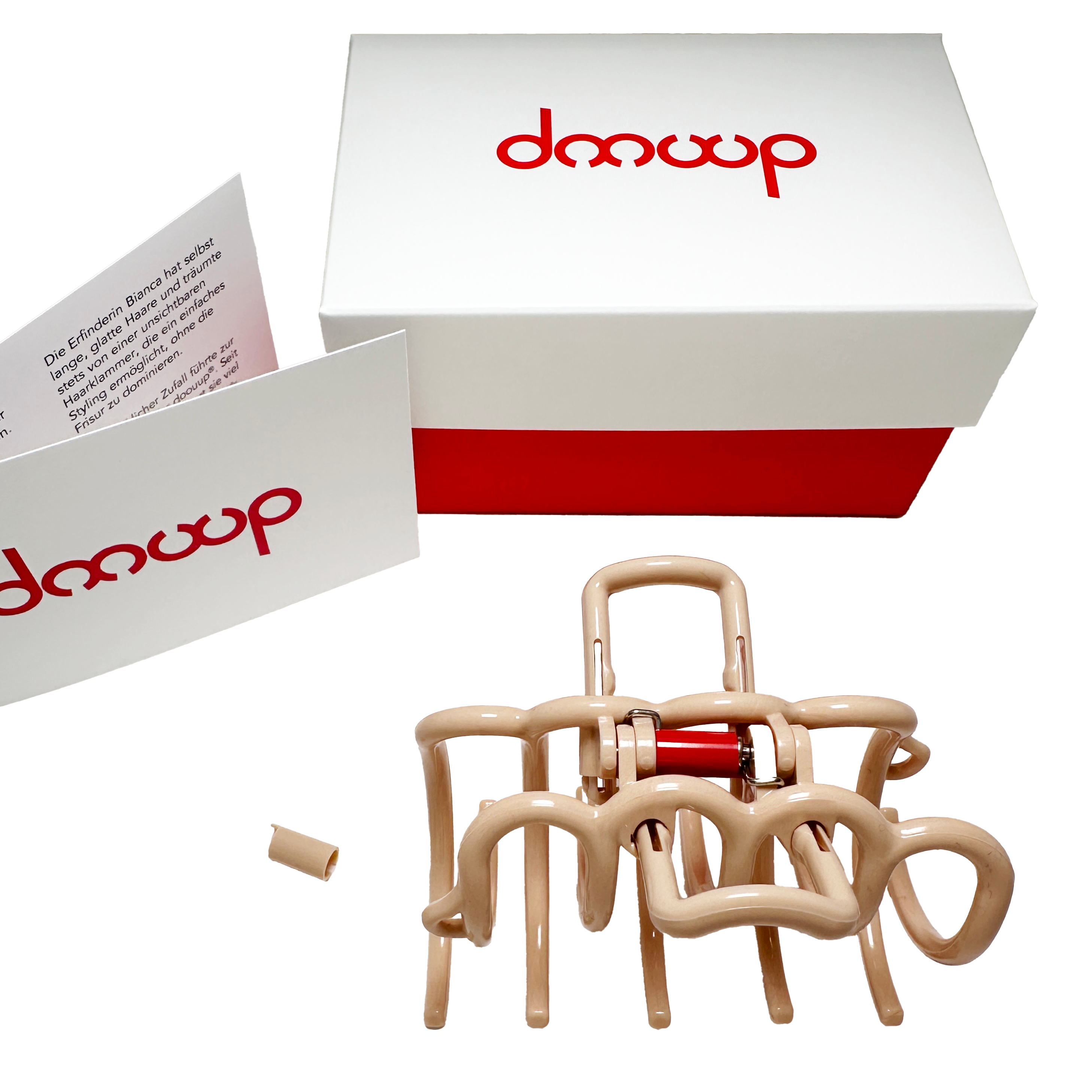 sanfte haarklammer für feines haar – doouup nude touch