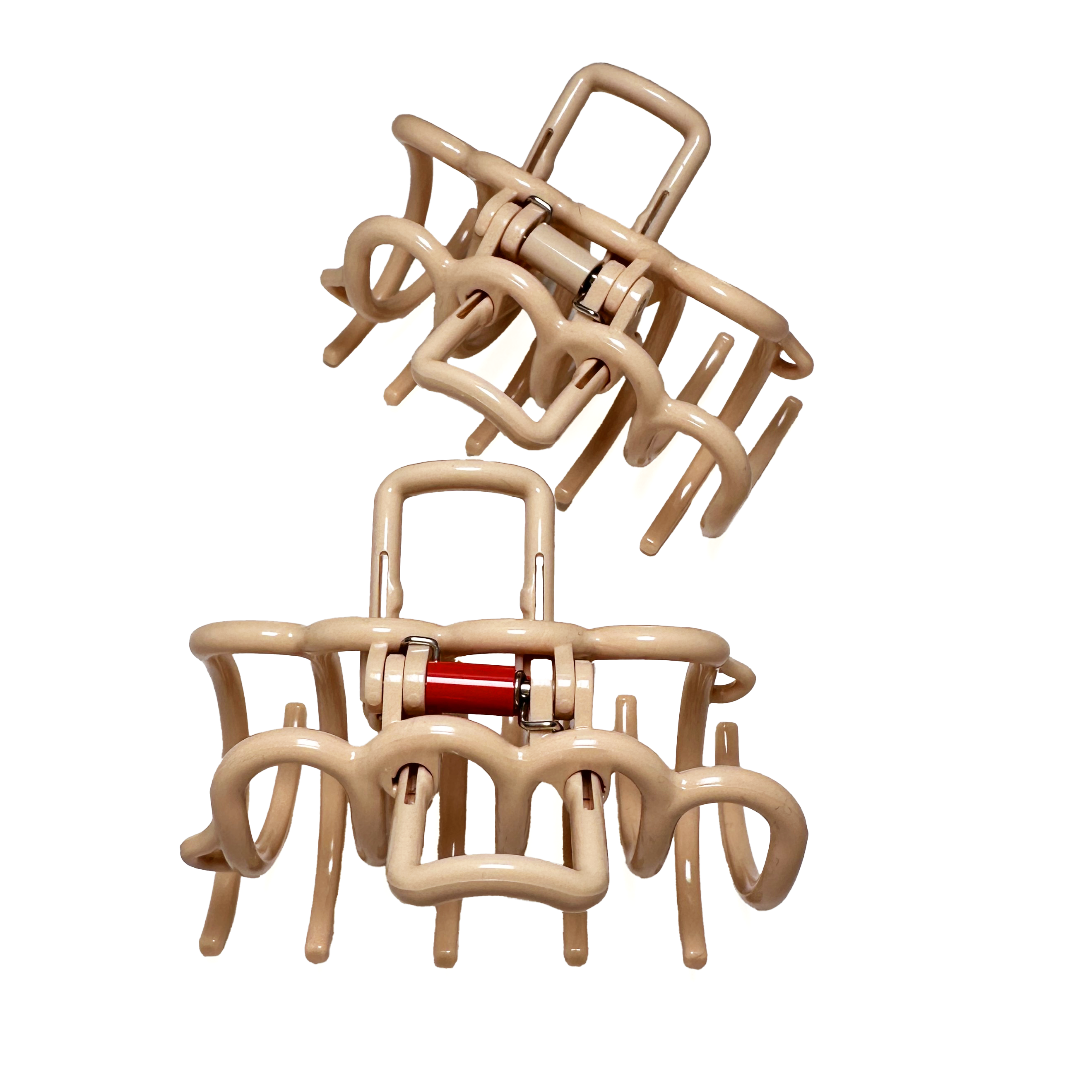 leichte haarklammer rutschfest – nude touch